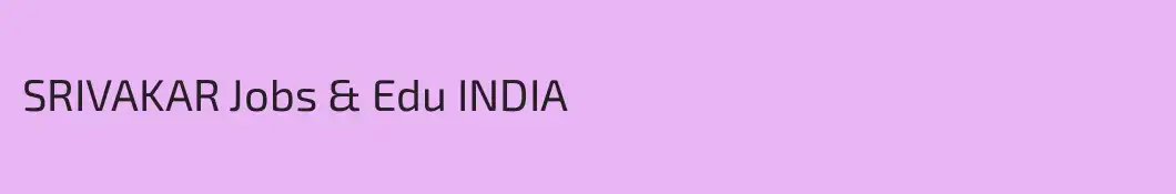 SRIVAKAR Jobs & Edu INDIA